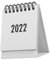 Veemoon 1 Stück Mini-Kalender Mini 2022 Kalender für Kalender für Schreibtisch weißer Schreibtisch Tischkalender 2021-2022 Home Office -Kalender kleiner Schreibtischkalender PVC