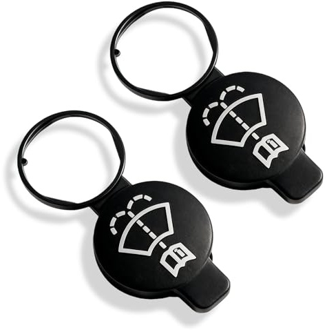 2 Stück Scheibenwaschbehälter Wischwasserbehälter Tankdeckel, Kompatibel Mit Opel Für Insignia A, B 2009 2010-2014, Verschlussdeckel Deckel 13227300