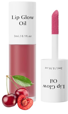 Lip Gloss & 12H Langlebiger Liptint – Plumper-Effekt mit Rosa-Tönung – Hochglanz bis Matt, Nicht Klebrig (04#)