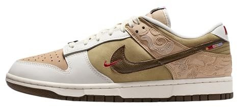 Nike Dunk Low SE LNY Herrenschuhe (Leinen/Phantom/Neutral Olive/Dark Hazel), Leinen/Phantom/Neutral Olive/Dark Hazel, 10.5