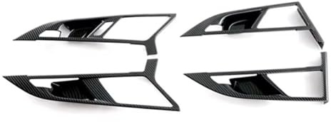 Auto Interieur Cadre Protection Poignée Porte Intérieure Voiture Accessoires Garniture ABS En Fibre Carbone Pour BMW X1 U11 2023 2024 Panneau Intérieur Voiture