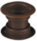 4 x Wengué puerta de baño rejilla de ventilación 55 mm redondo de 2 pulgadas para difusor de muebles T14k180