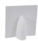 SSL 1-Pack White Roman Nose Cover - White Brick Buster Plate - Cable Wall Entry Tidy - Cover Satellite/Coaxial