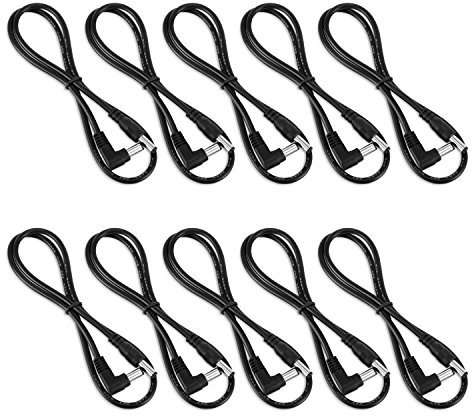 Donner 60CM Guitar Pedal Power Cable 10-Pack