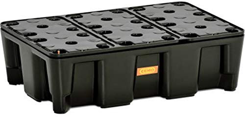 CEMO 10885 PE-Auffangwanne 25HD + PE-Rost