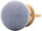 Knober Keramik-Möbelknöpfe klein marmoriert 31mm Landhausstil Shabby-Chic Schrankknopf Türgriff (09. Grau)