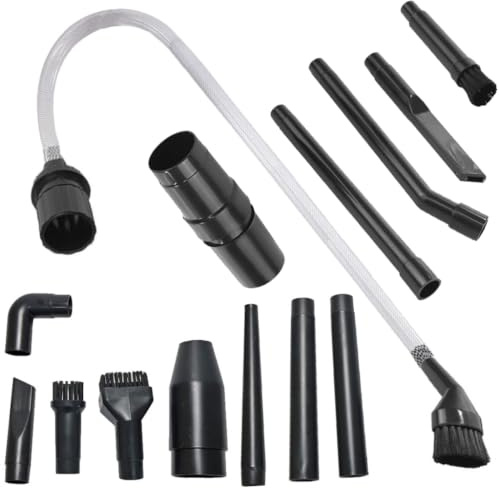 SPARES2GO Complete Micro Tool Kit Mini Attachments Set Compatible with Hoover Vacuum Cleaner 32mm PC Desk Car