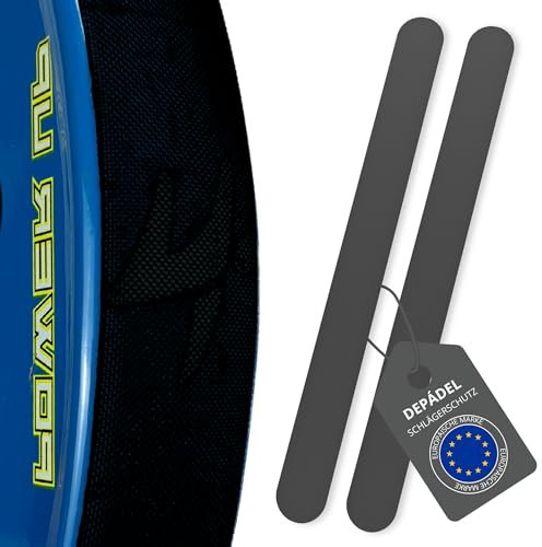 Pack 2 Protectores Negro para Pala de Pádel Rugoso - Cinta Protectora para Pala de Pádel Multigranulada – Protector para Pala de Pádel de Silicona Negra. Color Negro