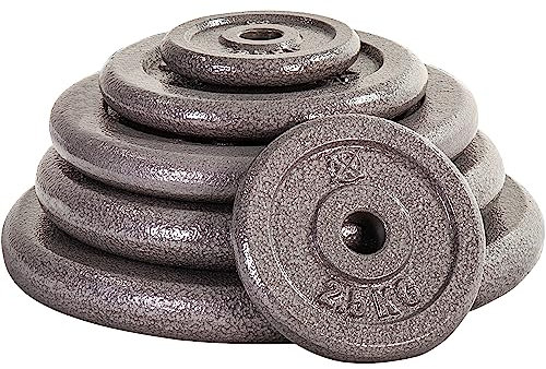 RIP X Full Set of Standard 1 Weight Plates in Cast Iron - 107.5kg Total