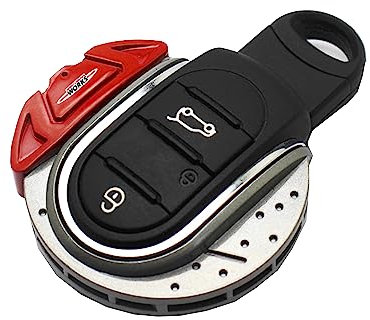 YaaGoo Schlüsselhülle im Bremsscheiben-Design für Mini Cooper F55 F56 F57 F54 F60 2014-2019(Rot)