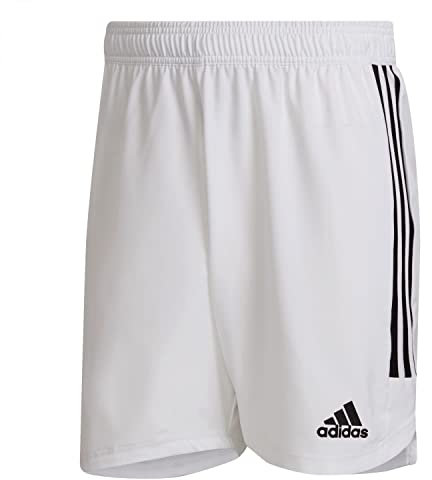Adidas Herren CONDIVO22 Fußball-Shorts, Weiß Schwarz, M