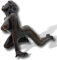 aubaho Bronzefigur Frau Erotik Akt Bronze Skulptur Figur Statue Antik-Stil 31cm