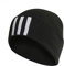adidas Unisex 3-Stripes Beanie, Black/White, XS