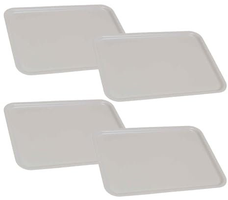 SET 4 VASSOI PAPERINO DA CUCINA CM IN PLASTICA RESISTENTE 30 X 40 CM