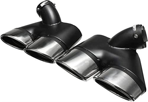 pclele Auspuffrohr Für Mercedes W211 Für E-Klasse E240 E280 E320 E350 E430 Für AMG 2002-2007 Auto Edelstahl Auspuff Endrohr Auspuffblenden, Onecolor
