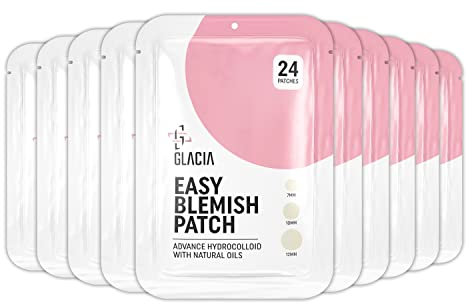 Pimple Patches by Glacia® – 240 Pack of Spot Patches, Spot Patches for All Skin Types – Spot Stickers spot Patch Made With Natural Oils, Tea Tree and Calendula For Fast Acting Skincare