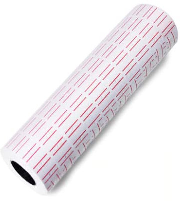 5000er Etiketten 10 Rollen für Preisauszeichner MX5500 EOS Farbauswahl weiß mit Streifen