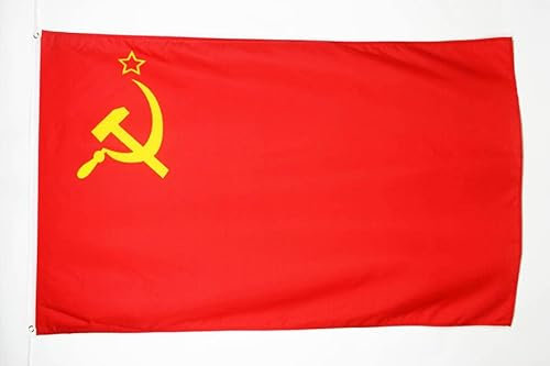 AZ FLAG - Bandiera URSS - 150 x 90 cm - Bandiera Comunista - Russia 100% poliestere con occhielli in ottone incorporati - 110 g - Colori vivaci