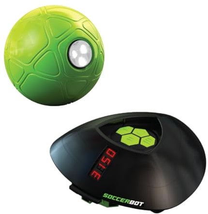 Smart Ball 1001CB-MTL Soccer Bot Indoor Fußballtrainer, schwarz, Einheitsgröße