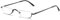 ABETOS Halbrand Lesebrille Herren Damen Metall Halbmond Halbrahmen Sehhilfe Flexibel Federscharnier Lesebrillen Computer Lesebrille Leicht Komfortable Lesehilfe Brille mit Stärke(Schwarz, 1.5)