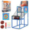 COSTWAY Arcade Basketball Spielset, Basketballständer mit Anzeigetafel & Soundeffekt, Basketballkorb inkl. 2 Basketbälle, 1 Pumpe, 2 Zielscheiben, 8 Klettbälle, Basketballautomat Indoor & Outdoor