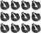 XYWHPGV 12 Pcs CR2025 Horizontal Coin Button Battery Holder Black Container Case(88738 80ace ff86c 6e517 4f141 95084