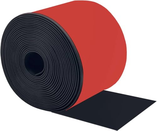 Plancha Goma Adhesiva,Rollo de Caucho Adhesiva,Tira de Goma de Neopreno, Tiras de caucho antivibración Suelo de caucho Lámina de caucho antideslizante Protección DIY (100mm x 1.5mm x 3m)
