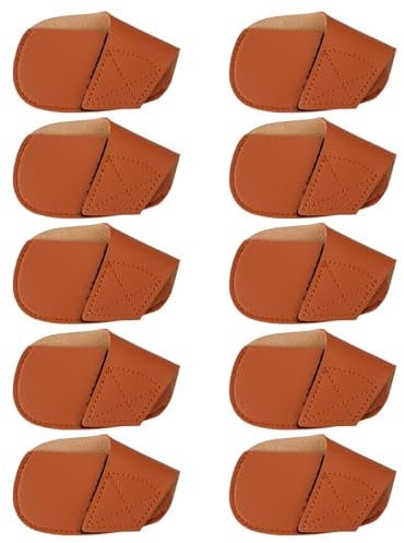 Andux 10Pack PU Golf Irons Club Head Covers Pouch Holder MT/PU03 Brown