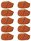 Andux 10Pack PU Golf Irons Club Head Covers Pouch Holder MT/PU03 Brown
