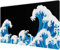 Anpollo Mauspad XXL Gaming, 900x400 mm Mousepad, Gamer Mouse Pad, Wasserdicht Tischunterlage mit rutschfeste Gummibasis – Schwarz Weiß