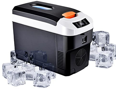 Frigo-congelatore per auto - Frigo da campeggio, Frigo-congelatore portatile | Mini frigorifero per riscaldamento e raffreddamento personale da 12 V, frigorifero per auto con compressore portatile, di