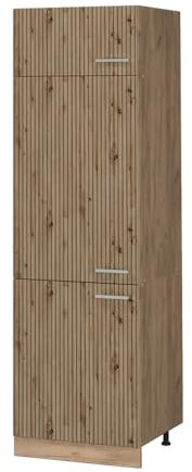 Vicco Armoire pour frigo R-Line, Chêne Artisan/Chêne de Force doré, 60 cm