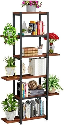LKYLGYU Pflanzenständer 6-stufiger Pflanztopf, Multifunktionale Leiter Pflanzenpflanzer Regal Bücherregal Lagerregal Blumenregal