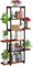 LKYLGYU Pflanzenständer 6-stufiger Pflanztopf, Multifunktionale Leiter Pflanzenpflanzer Regal Bücherregal Lagerregal Blumenregal