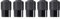 5-teiliges Ersatzbohrer Schnellspannbohrfutter Schaft Drehwerkzeug Schnellwechselfutter Mutter Adapter Set Für X 0 75 Mm