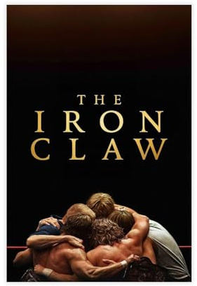 HACERR The Iron Claw (2023) Movie Poster Canvas Poster Bedroom Decor Landscape Office Room Decor Gift 24x36inch(60x90cm)