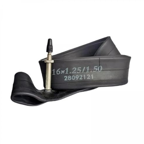 Aymzbd 2x Bike Inner Tube 16 * 125 1,5 Fv48L Passt 16 Fahrradrohr für Fahrradstraße