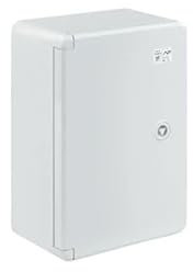 RSE Wasserdichter Verteilerkasten für den Außenbereich | IP65 | ABS Kunststoff Gehäuse außen | Schaltkasten | Stromkasten | Steckdosenkasten Garten 180x240x130mm