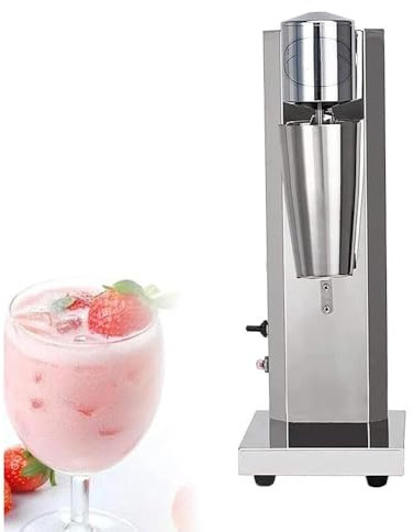 Commercial Electric Milk Shaker Machine, High-Speed 16000RPM for Protein Shakes and Cocktails, Includes 850ml Stainless Steel Cup