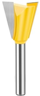 1Pcs 6mm 12mm Schaft Schwalbenschwanz Gemeinsame Router Bits Set Schwalbenschwanz Gemeinsame Router Bits Set 14 Grad Fräser for Holz(12X22.2mm)