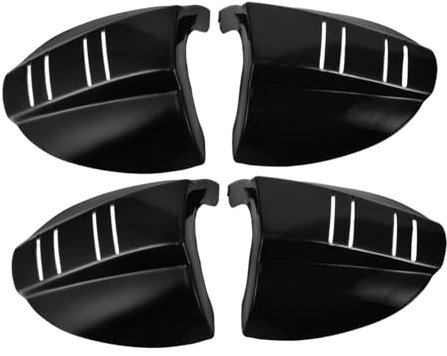 NUOBESTY 4 Stück-pack Seitenschutz Für Schutzbrillen Aus Robustem Formbeständigem Material Transparenter Clip on Augenschutz Für Brillenträger Einfacher Montage Vielseitig Für Arbeit Und Industrie