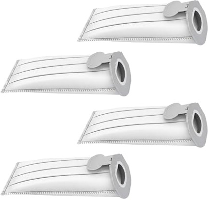 Sacs d'aspirateur pour Vorwerk Kobold VK7,Lot de 4 Sacs Compatibles pour Folletto VK7S VK7 FP7S FP7,Pièces de rechange pour sac filtrant, sac à poussière de rechange pour Kobold