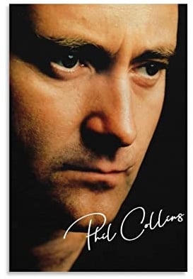 WQBYDS Leinwand Druck Poster 60 * 80cm Senza Cornice Phil Collins Poster Decorazione Soggiorno Camera da letto Pittura