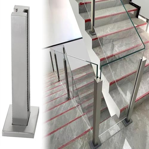 Distanziatore per ringhiera in vetro temperato, palo in acciaio inossidabile per scale interne e ringhiere del ponte