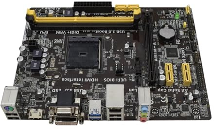Placa Madre Fit For ASUS AM1M-A Socket AM1 DDR3 32 GB Micro ATX Compatible con CPU Athlon-5150 2650 5350 Sempron-3850