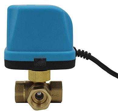 vanne 3 voies motorisée DC 5v 12v 24V - T type vanne motorise 3 voies 1/2 3/4 1 1-1/4 1-1/2 (DC5V 1)