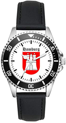 KIESENBERG Hamburg Geschenk Artikel Idee Fan Uhr L-1154