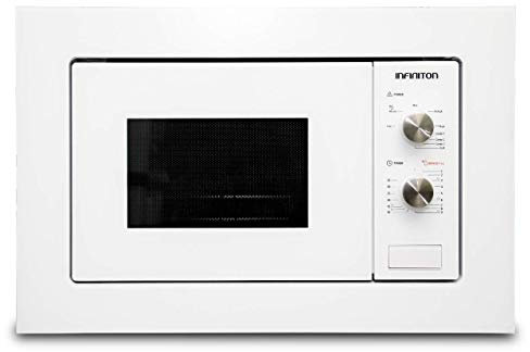 MICROONDAS INTEGRACION IMW-WHITE1720 INFINITON (BLANCO, 20L, Potencia 800W, Grill 1000W, Capacidad 20l, Plato 24,5 cm, Descongelador)