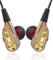 Dual-drive stereo headphones sports earbuds with microphone subwoofer headphones