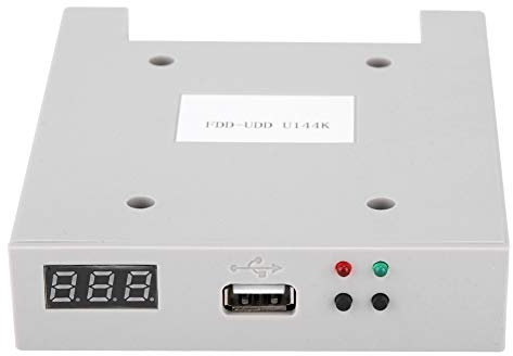 Lazmin 3,5 Portable SSD-Diskettenlaufwerk-Emulator, Diskette 1,44 MB FDD-UDD-Diskettenlaufwerk USB-Diskettenleser für industrielle Controller